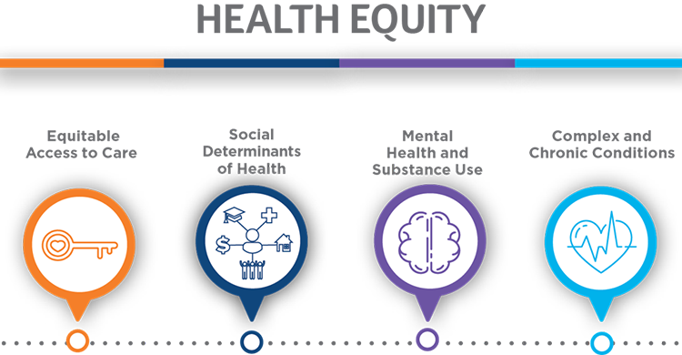 health priorities and equities chart