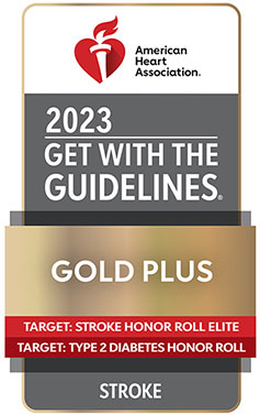 American Heart Association Stroke Care Gold Plus Award